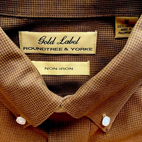 men’s Gold Label Long sleeve button down dress shirt - Picture 2 of 2